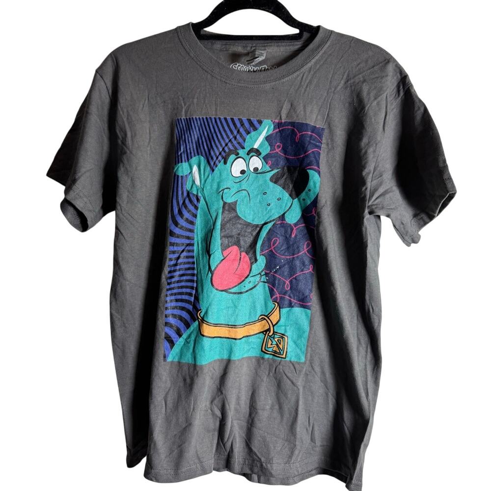 SCOOBY-DOO Graphic Tee NEW Gray SS Cotton Imperfect Graphic Youth L